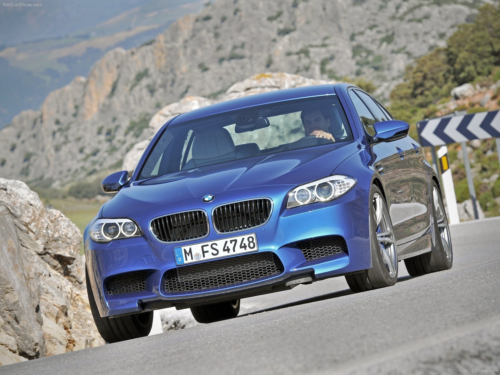 2012, Bmw, M5, F10, Sedan, Blue, Bleue, Blu Wallpaper