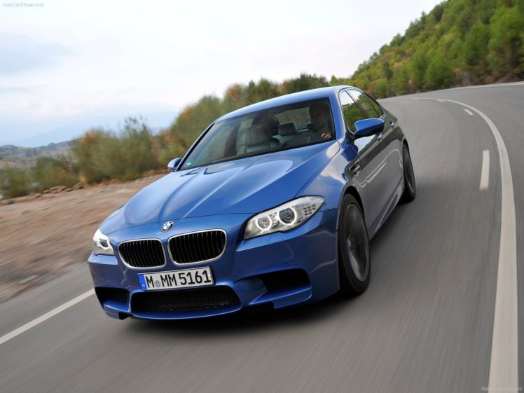 2012, Bmw, M5, F10, Sedan, Blue, Bleue, Blu HD Wallpaper Desktop Background