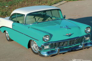 1956, Chevrolet, 210, Hot, Rods, Retro, Classic, Blue