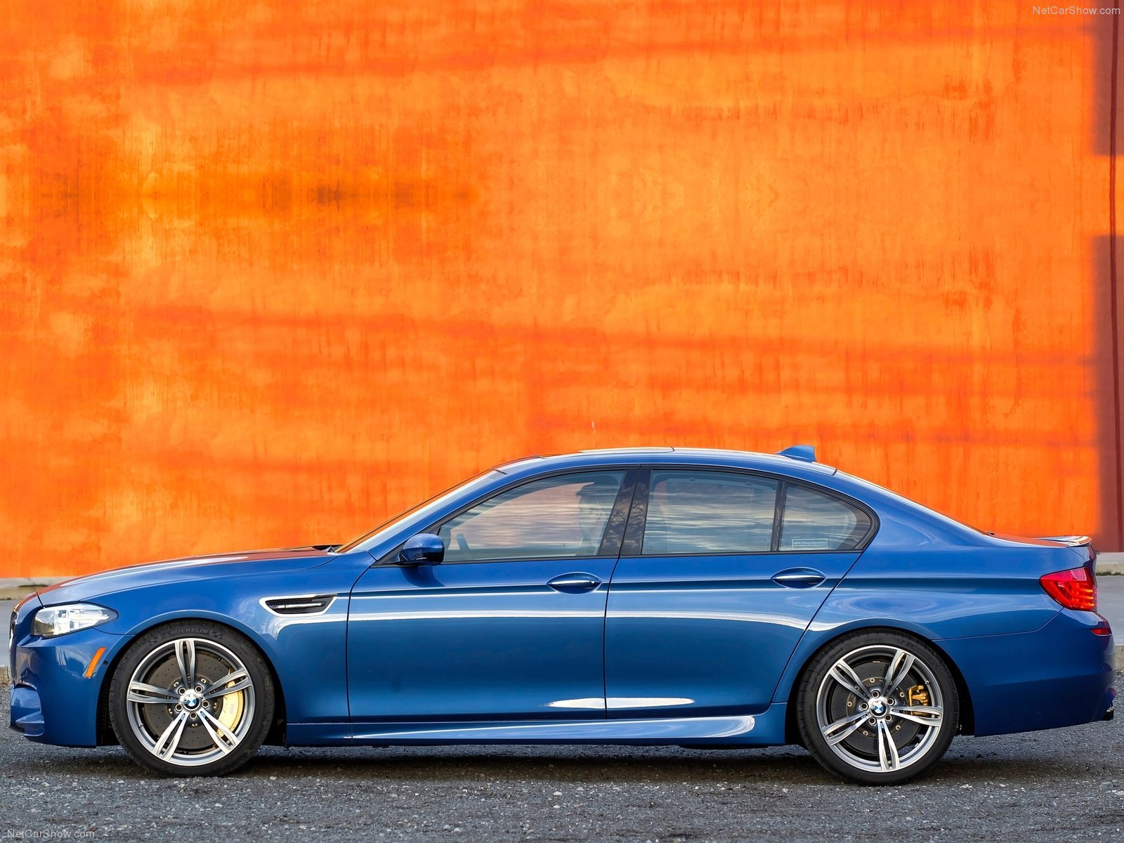 2014, Bmw, M5, F10, Sedan, Blue, Bleue, Blu Wallpaper