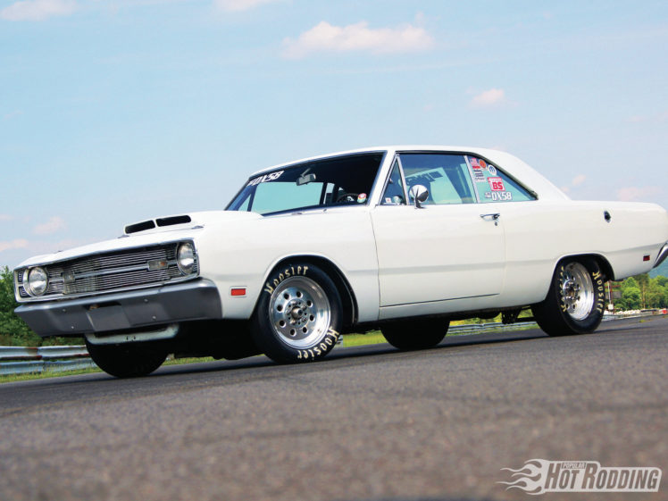 1969, Dodge, Dart, Custom, Muscle, Cars, Hot, Rods, Drag, Racing, Race, Car, White HD Wallpaper Desktop Background