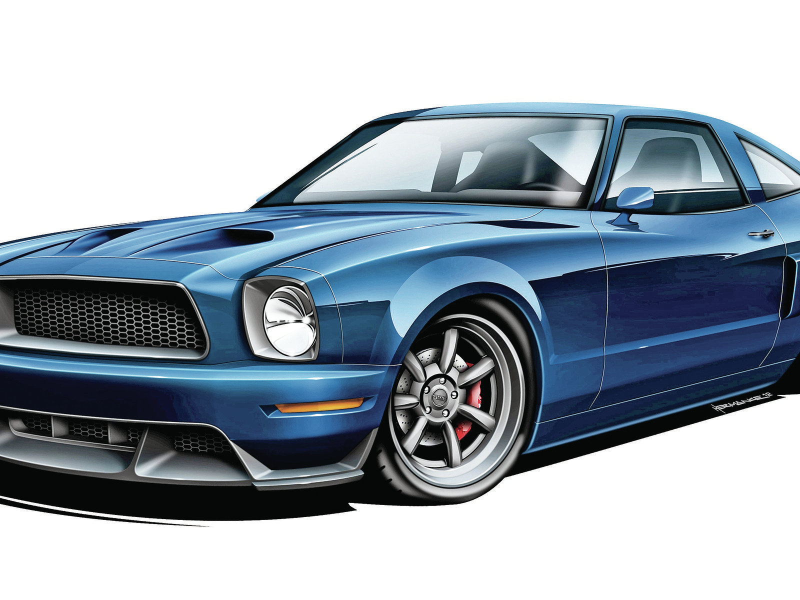 Ford Mustang Concept Art