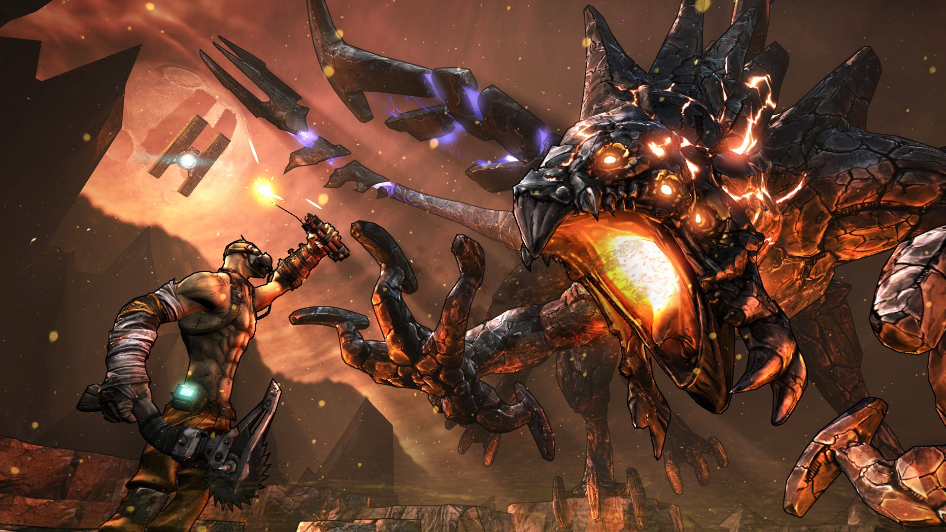 borderlands, 2, Krieg, The, Psycho, Shooter, Sci fi, Action, Rpg Wallpaper