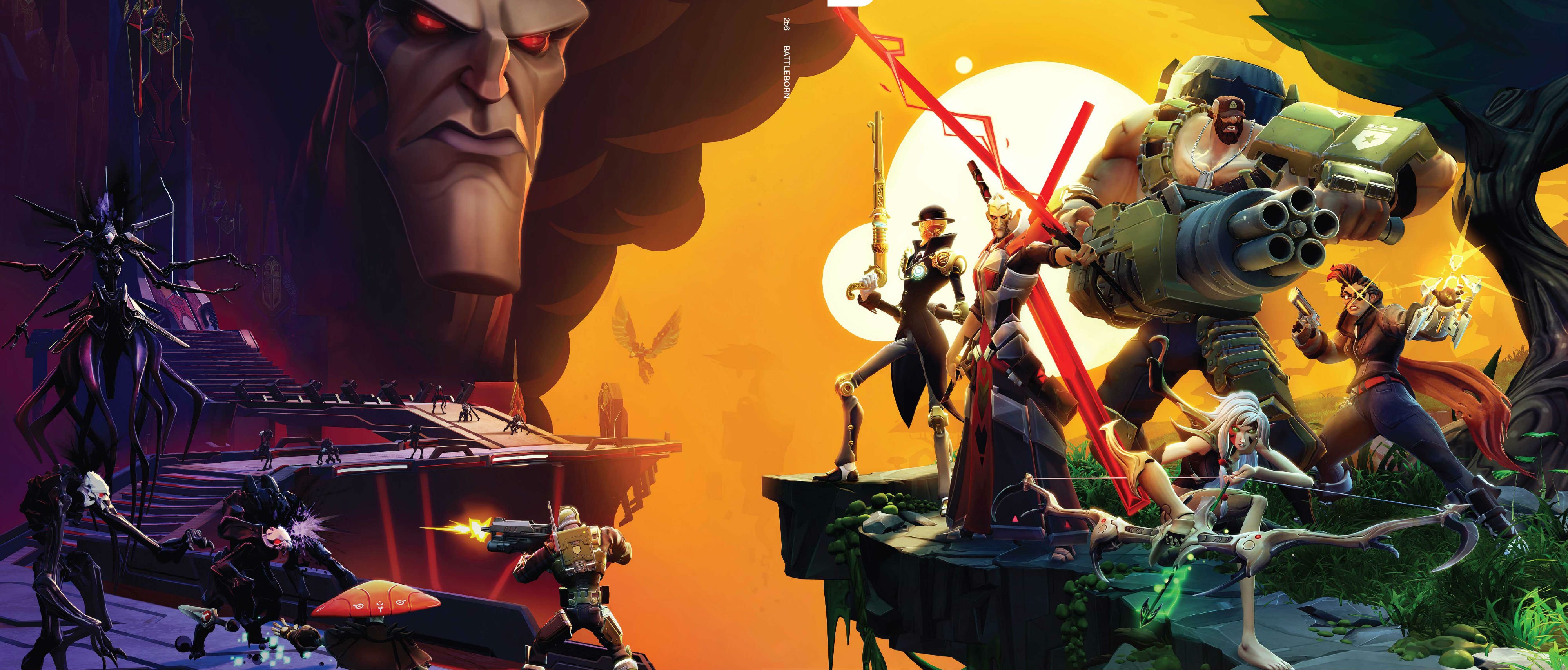 battleborn, Hero, Shooter, Fantasy, Sci fi, Battle, Fighting, Rpg Wallpaper