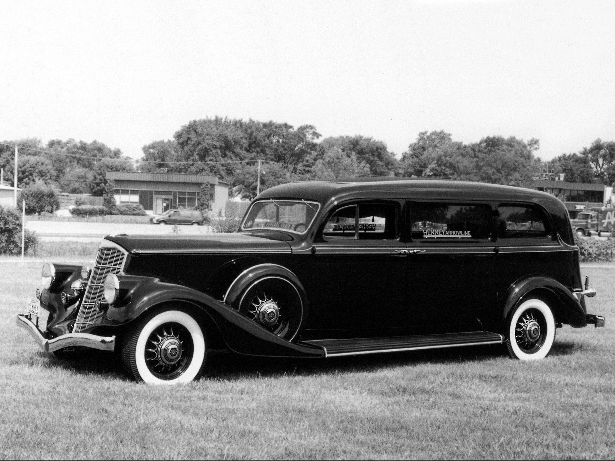 1934, Henney, Pierce, Arrow, Model, 840a, Arrowline, Limousine, Hearse, Stationwagon, Retro Wallpaper
