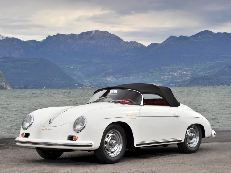 1956, Porsche, 356a, 1500, G s, Carrera, Speedster, Reutter,  t 1 , 356, Retro HD Wallpaper Desktop Background