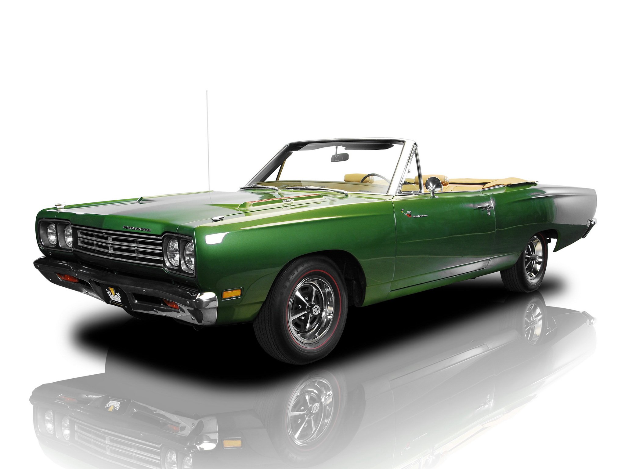 1969, Plymouth, Road, Runner, 383, Convertible,  rm27 , Muscle, Classic,  1 Wallpaper