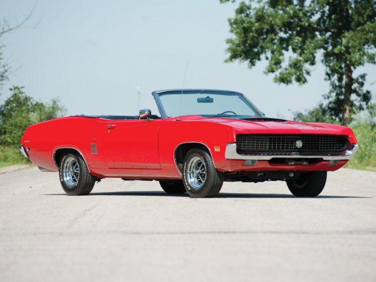 1970, Ford, Torino, G t, Convertible,  76f , Muscle, Classic HD Wallpaper Desktop Background