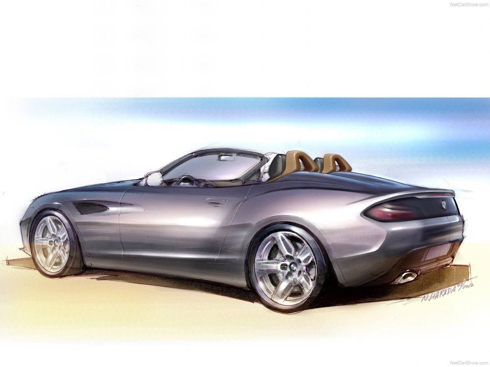 2012, Bmw, Concept, Roadster, Zagato Wallpaper