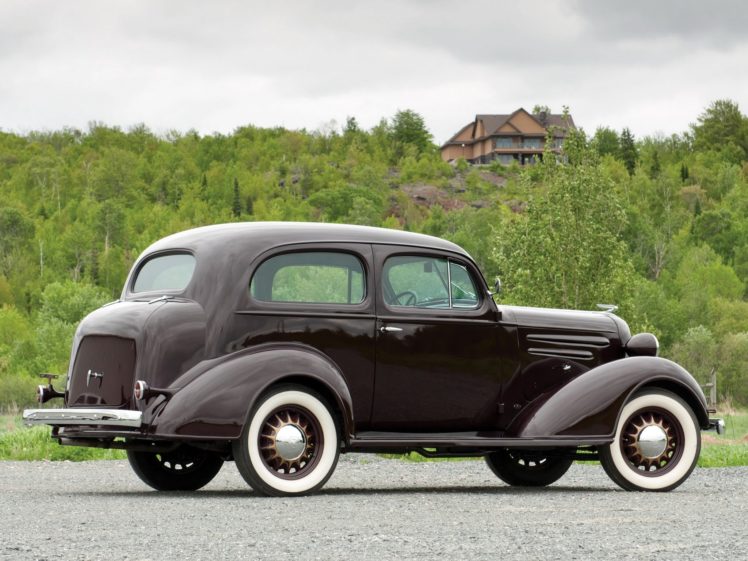 1936, Chevrolet, Standard, 2 door, Town, Sedan,  f c , Retro,  4 HD Wallpaper Desktop Background