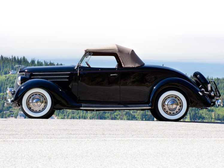 1936, Ford, V 8, Deluxe, Roadster,  68 710 , Retro, Ew HD Wallpaper Desktop Background