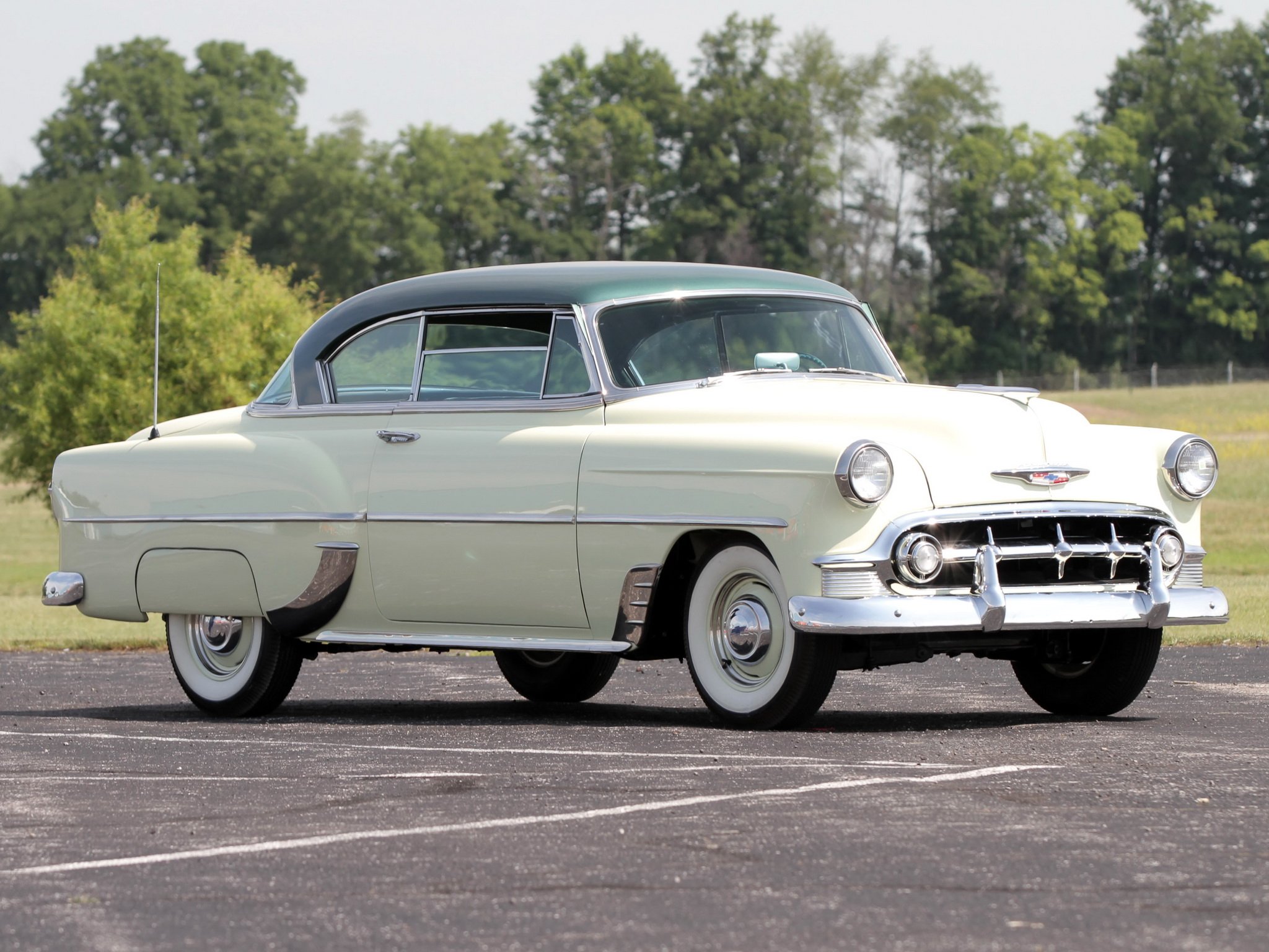 1953, Chevrolet, Deluxe, 210, Sport, Coupe,  b 2154 1037 , Retro,  1 Wallpaper