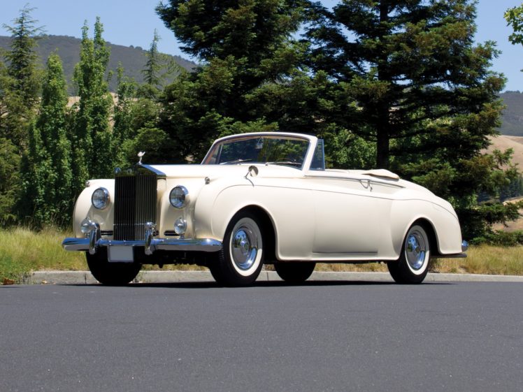 1959, Rolls, Royce, Silver, Cloud, Drophead, Coupe, Luxury, Retro, Hd HD Wallpaper Desktop Background
