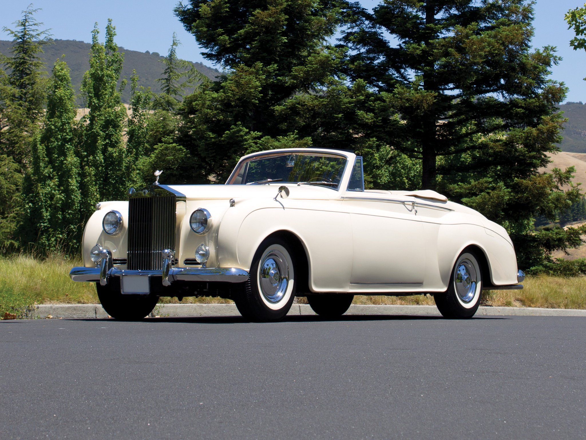 1959, Rolls, Royce, Silver, Cloud, Drophead, Coupe, Luxury, Retro, Hd Wallpaper
