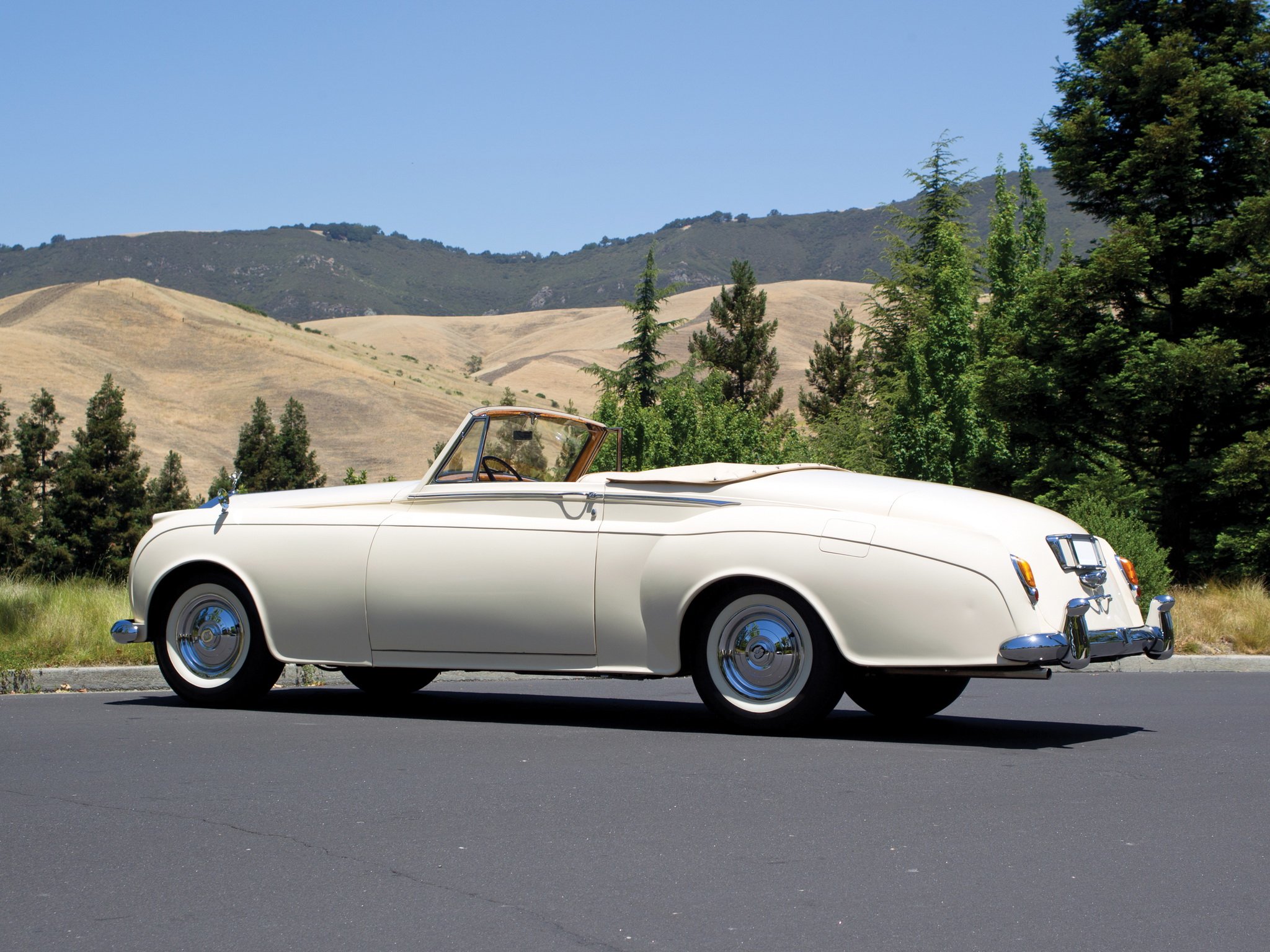 1959, Rolls, Royce, Silver, Cloud, Drophead, Coupe, Luxury, Retro Wallpaper