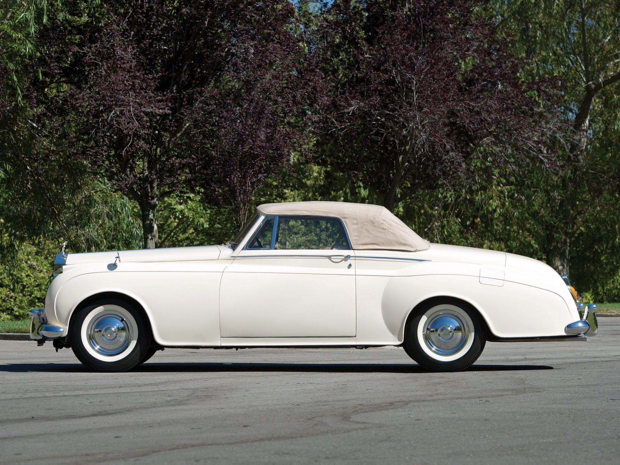 1959, Rolls, Royce, Silver, Cloud, Drophead, Coupe, Luxury, Retro Wallpaper