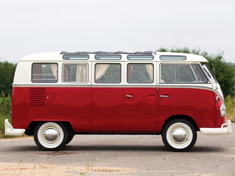 1964aei66, Volkswagen, T 1, Deluxe, Micro, Bus, Van, Classic,  5 HD Wallpaper Desktop Background