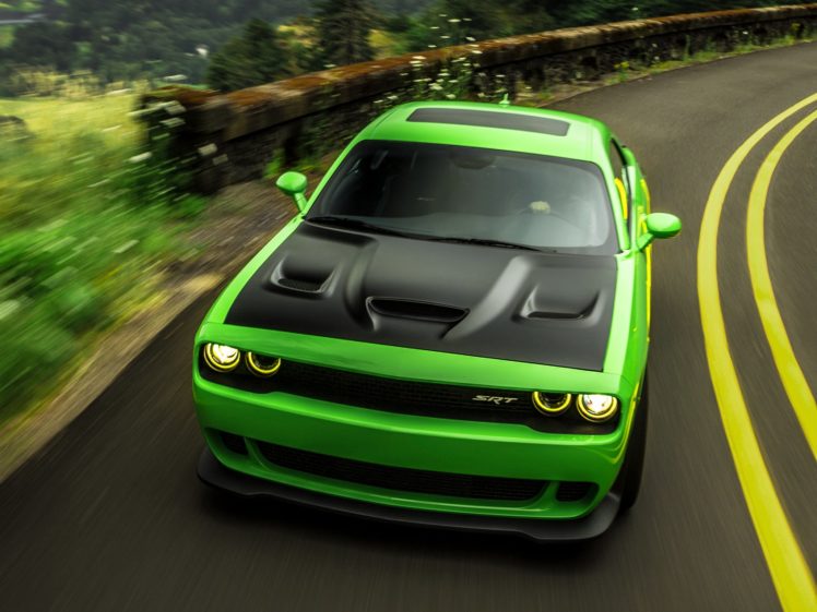 2015, Dodge, Challenger, Srt, Hellcat,  l c , Muscle, Em HD Wallpaper Desktop Background