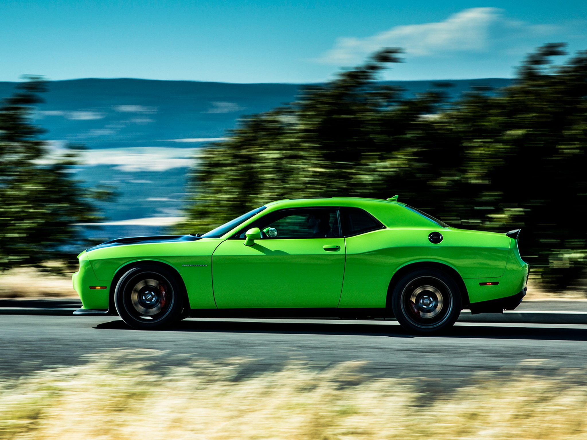 2015, Dodge, Challenger, Srt, Hellcat,  l c , Muscle Wallpaper