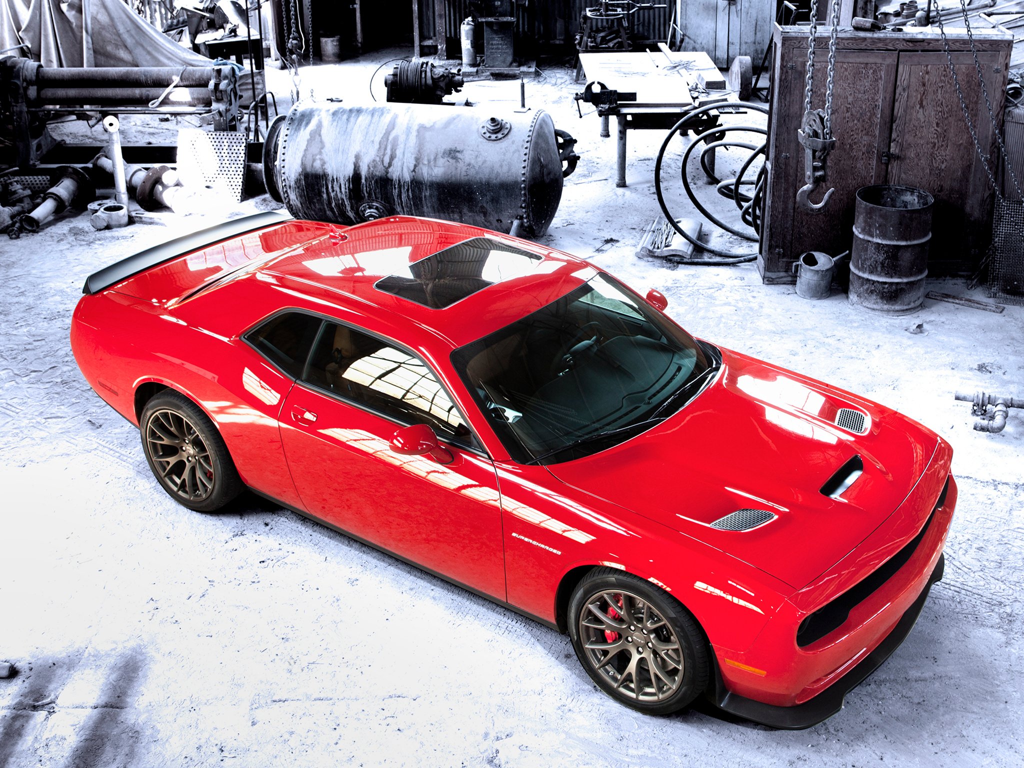 2015, Dodge, Challenger, Srt, Hellcat,  l c , Muscle Wallpaper