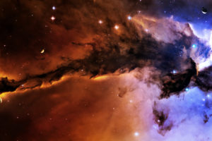 sci fi, Space, Universe, Dust, Planets, Moon, Nebula, Stars