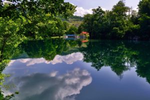 bosnia, And, Herzegovina, Lake, Pliva, Trees, Nature