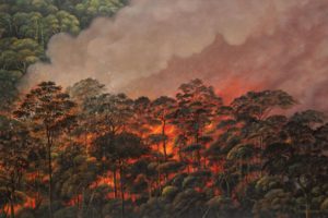 forest, Fire, Flames, Tree, Disaster, Apocalyptic,  8