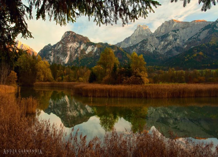 forest, Nature, River, Autumn, Mountains, Autumn, Reflection HD Wallpaper Desktop Background