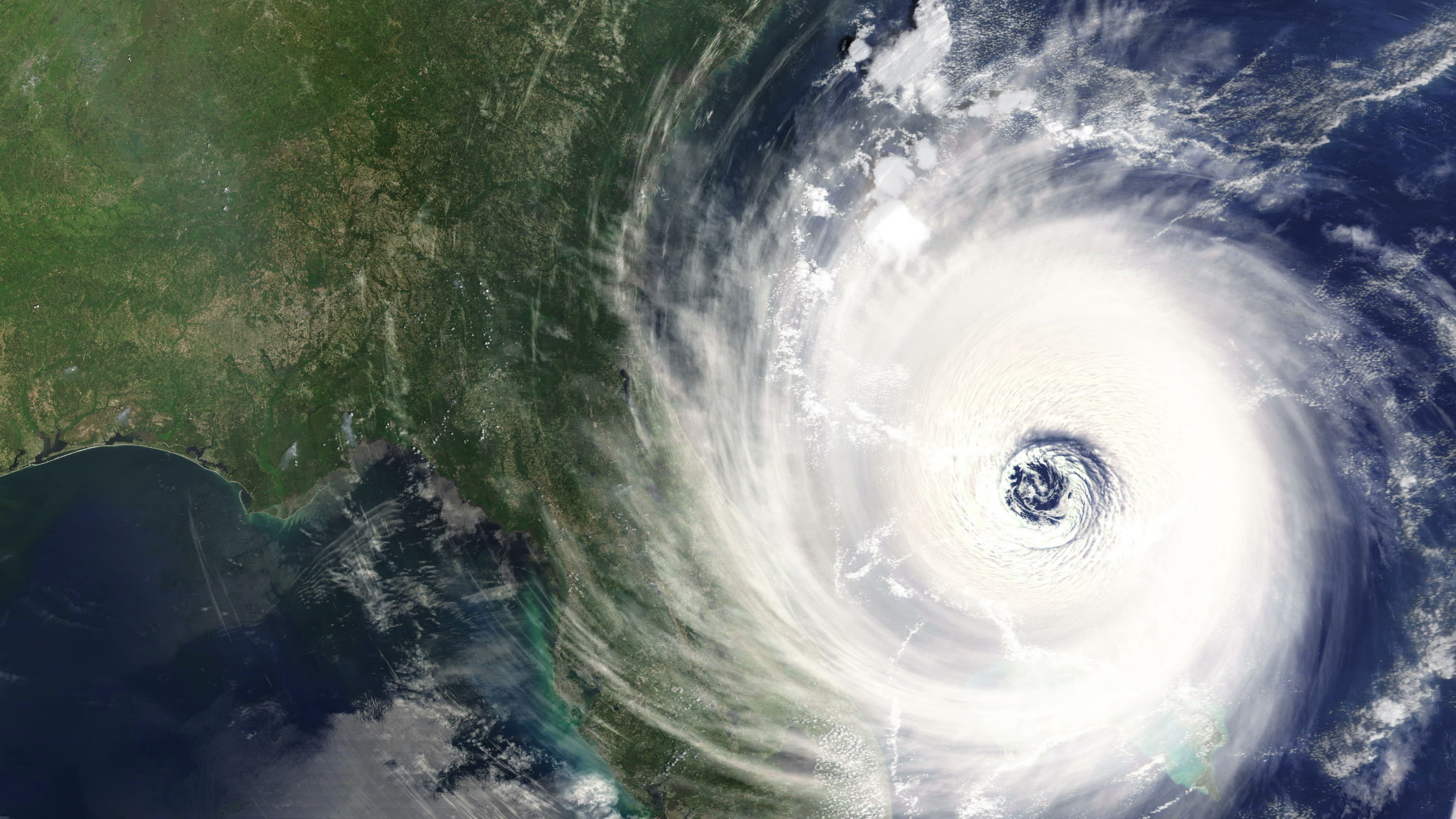 Ураган Катрина вид из космоса