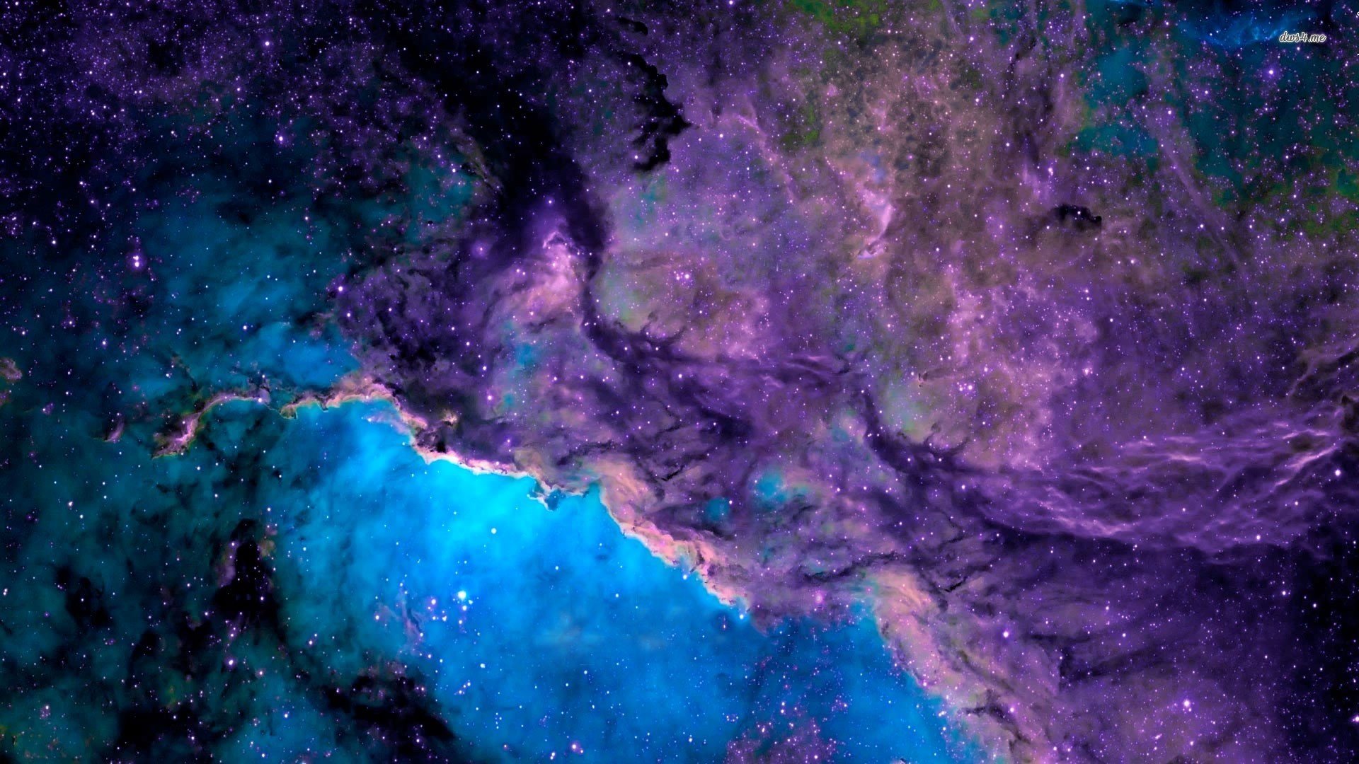 blue, Nebula Wallpaper