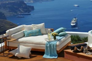 sofa, Ship, Sea, Greece, Ship, Design