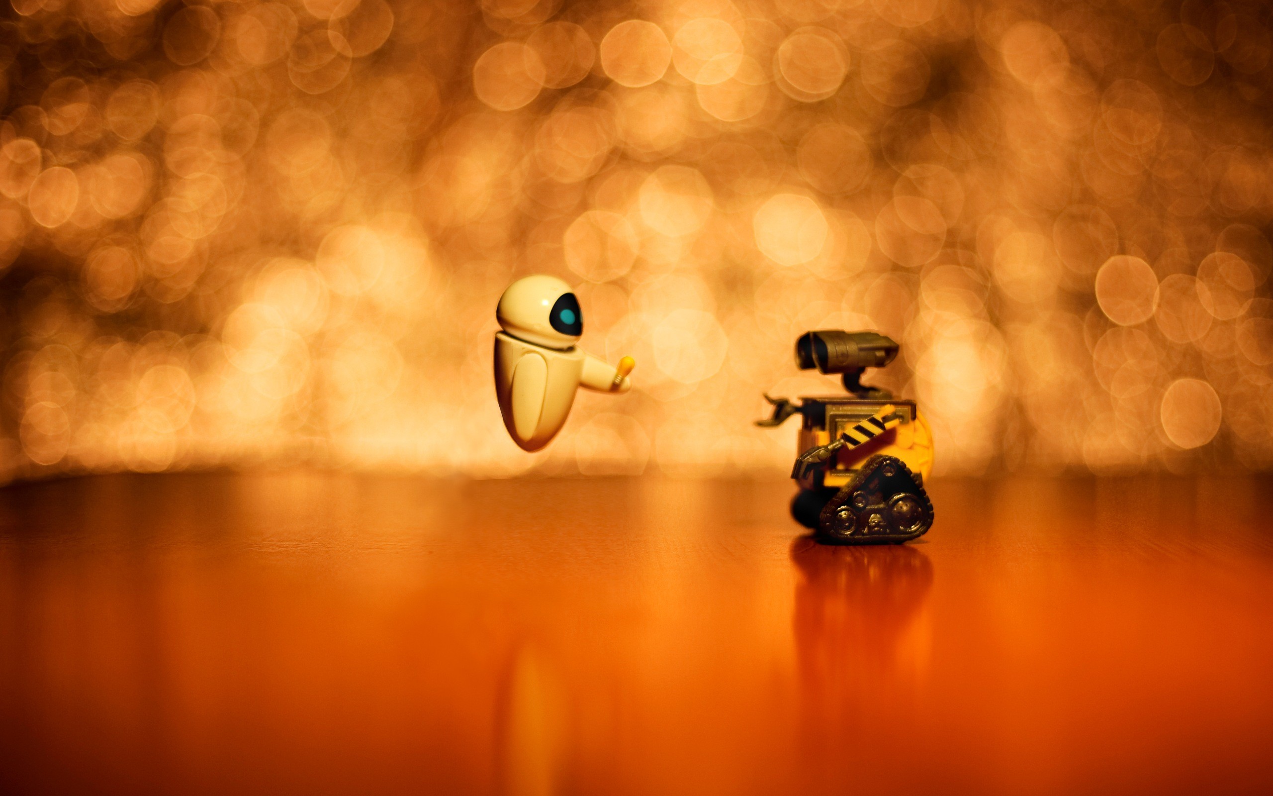 wall e, And, Eve Wallpaper