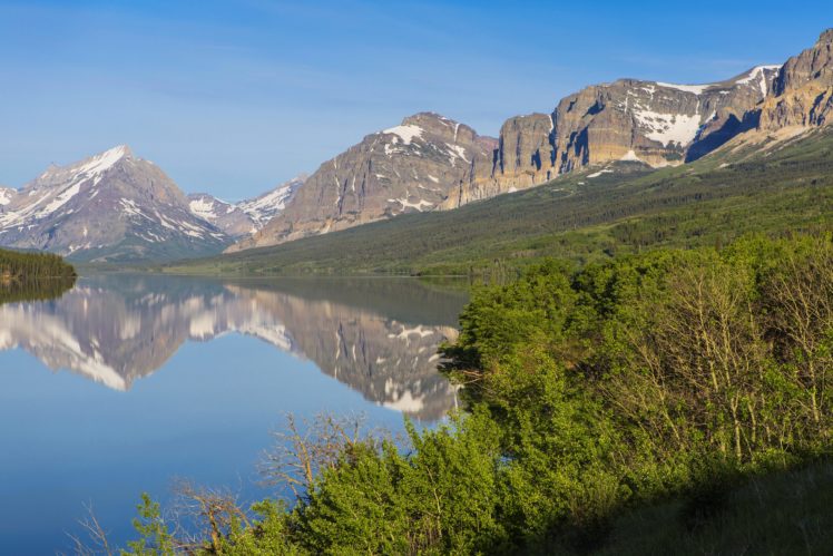 usa, Parks, Mountains, Lake, Glacier, Nature HD Wallpaper Desktop Background