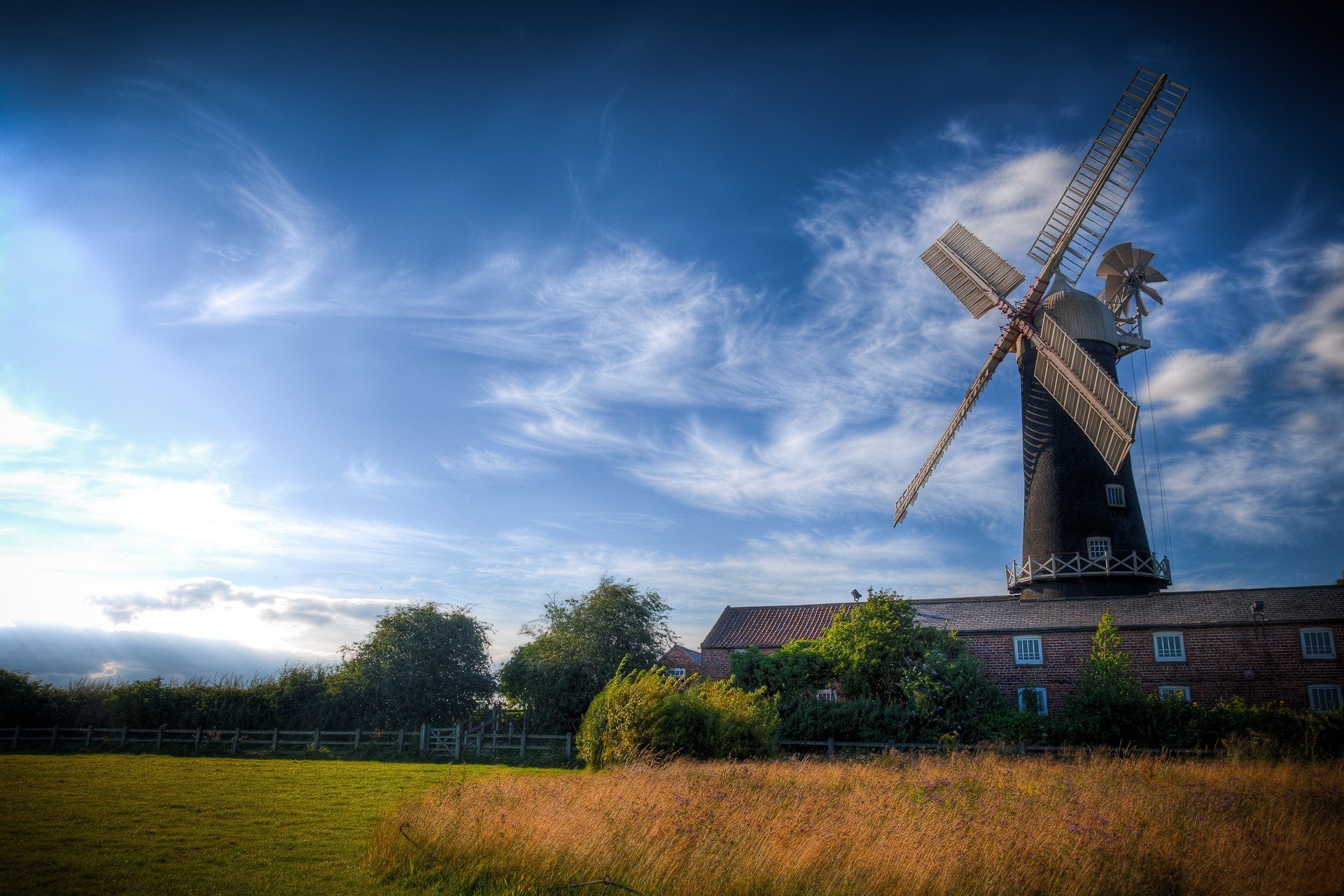 windmill, Farm, Mill, Wind, Power, Landscape, Rustic,  5 Wallpaper