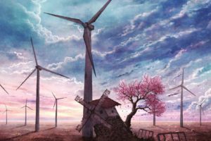 windmill, Farm, Mill, Wind, Power, Landscape, Rustic,  12
