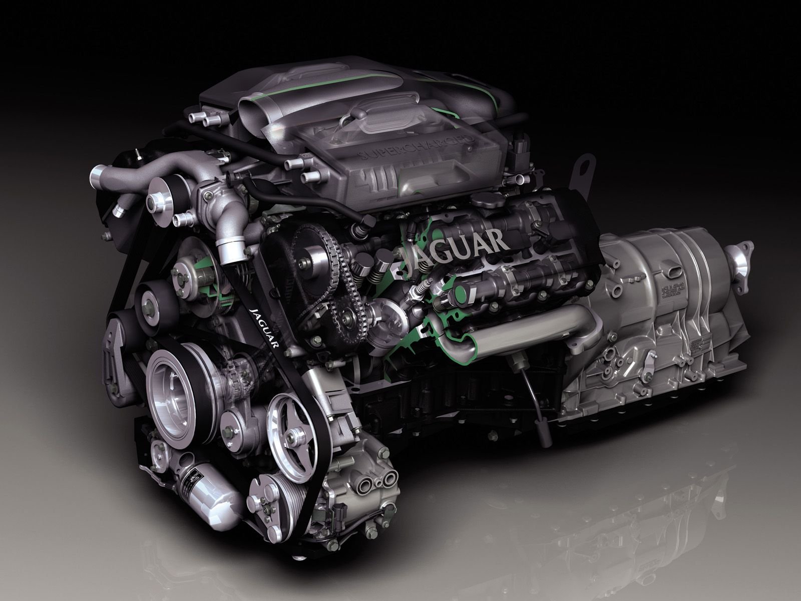 jaguar, Engine Wallpaper