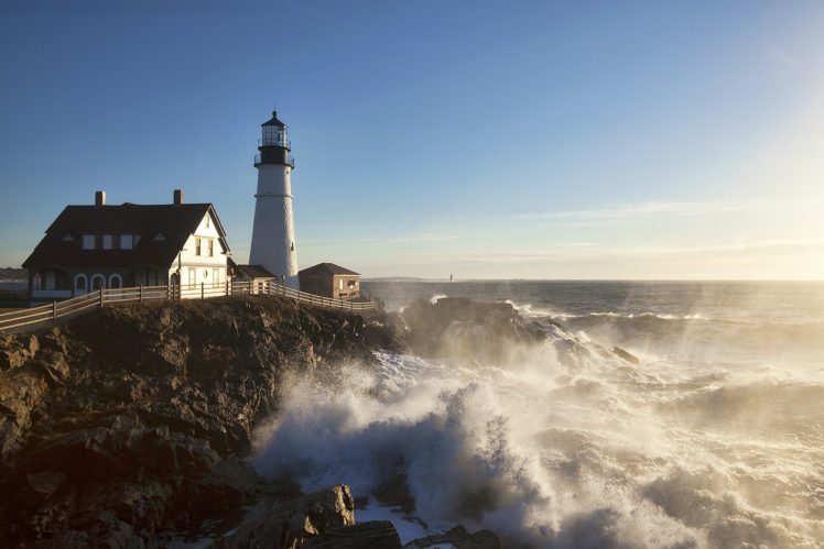 lighthouse, Sea, Ocean HD Wallpaper Desktop Background