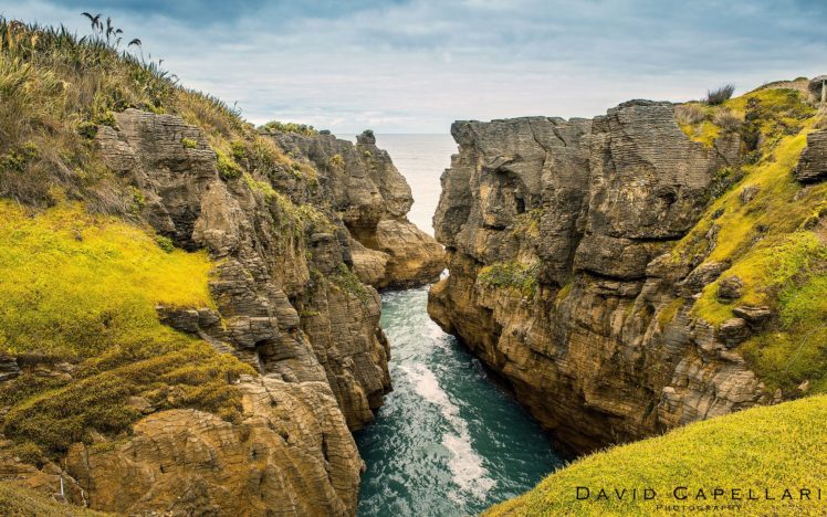rocks, River, New, Zealand, Landscape, Ocean HD Wallpaper Desktop Background