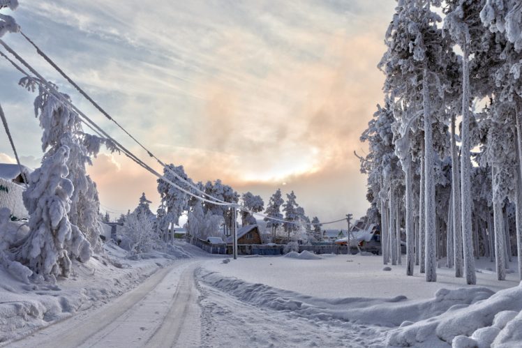 winter, Snow, Frost, Yugra HD Wallpaper Desktop Background