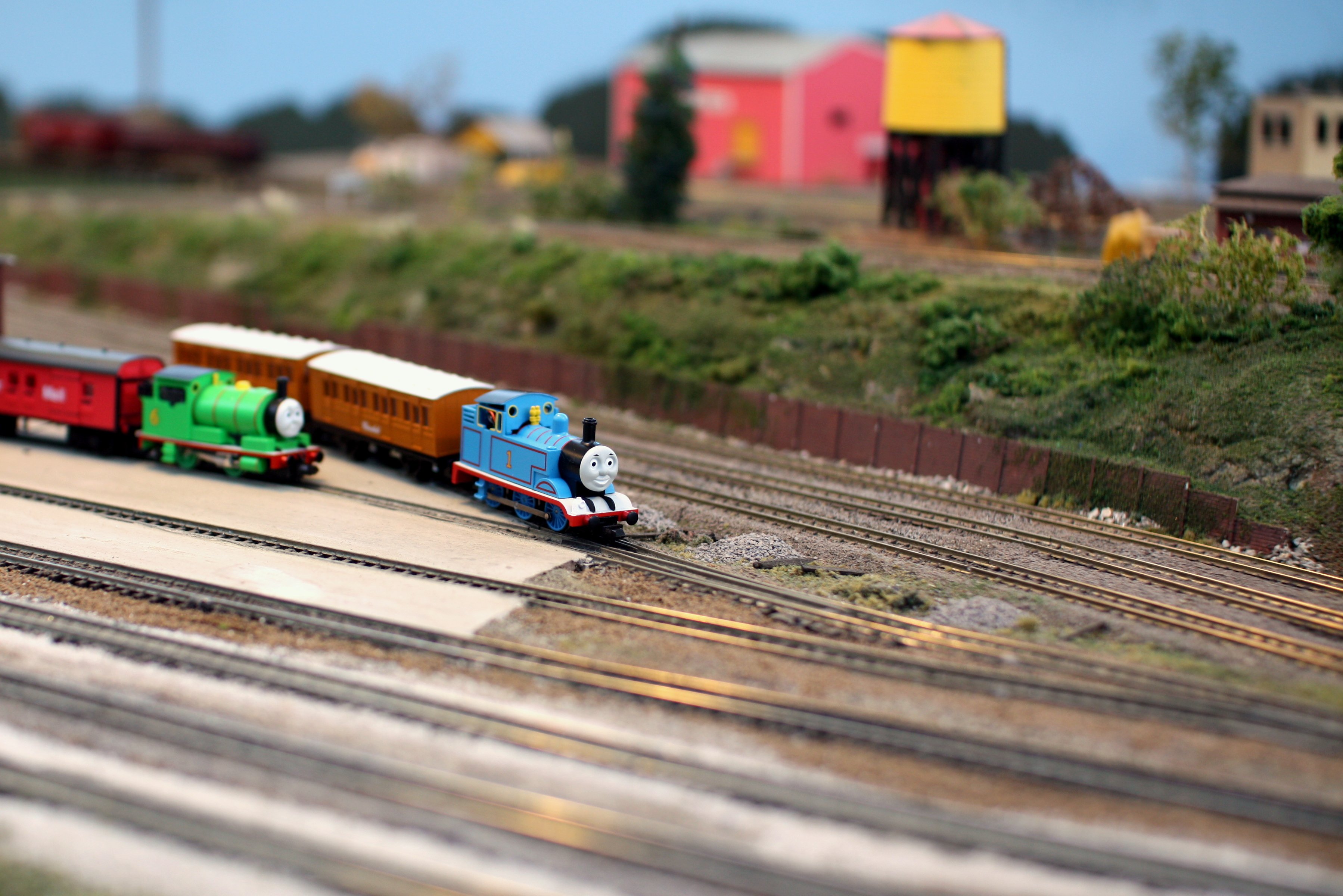 model train, Train, Toy, Model, Railroad, Minature, Trains, Tracks Wallpaper