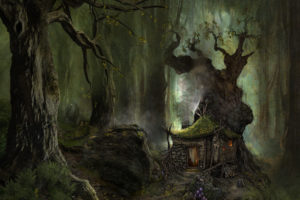 arcania, Gothic, 4, Fantasy, Art, Landscapes, Forest, Trees, Wods, Paintings, Architecture, Buildings, Houses, Path, Trail