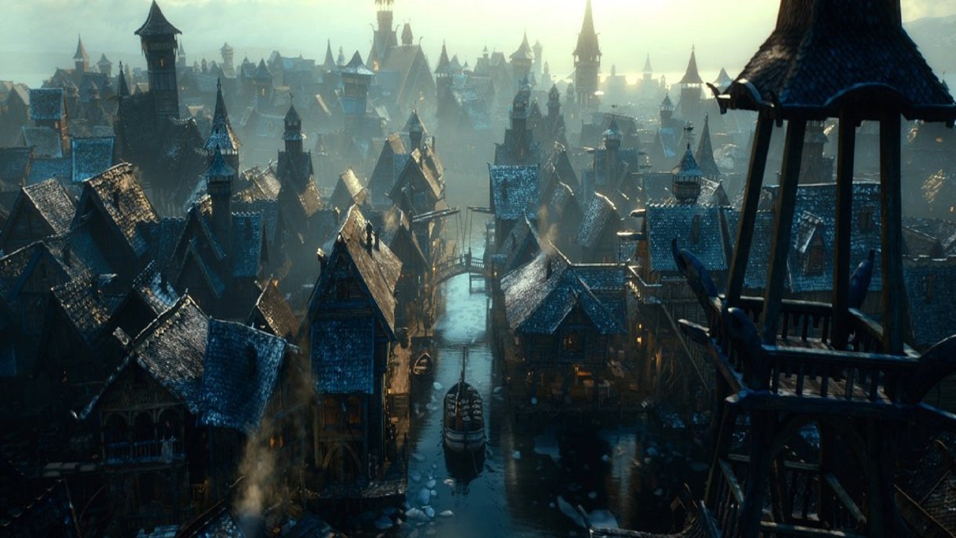 hobbit, Desolation, Smaug, Lotr, Lord, Rings, Adventure, Fantasy Wallpaper