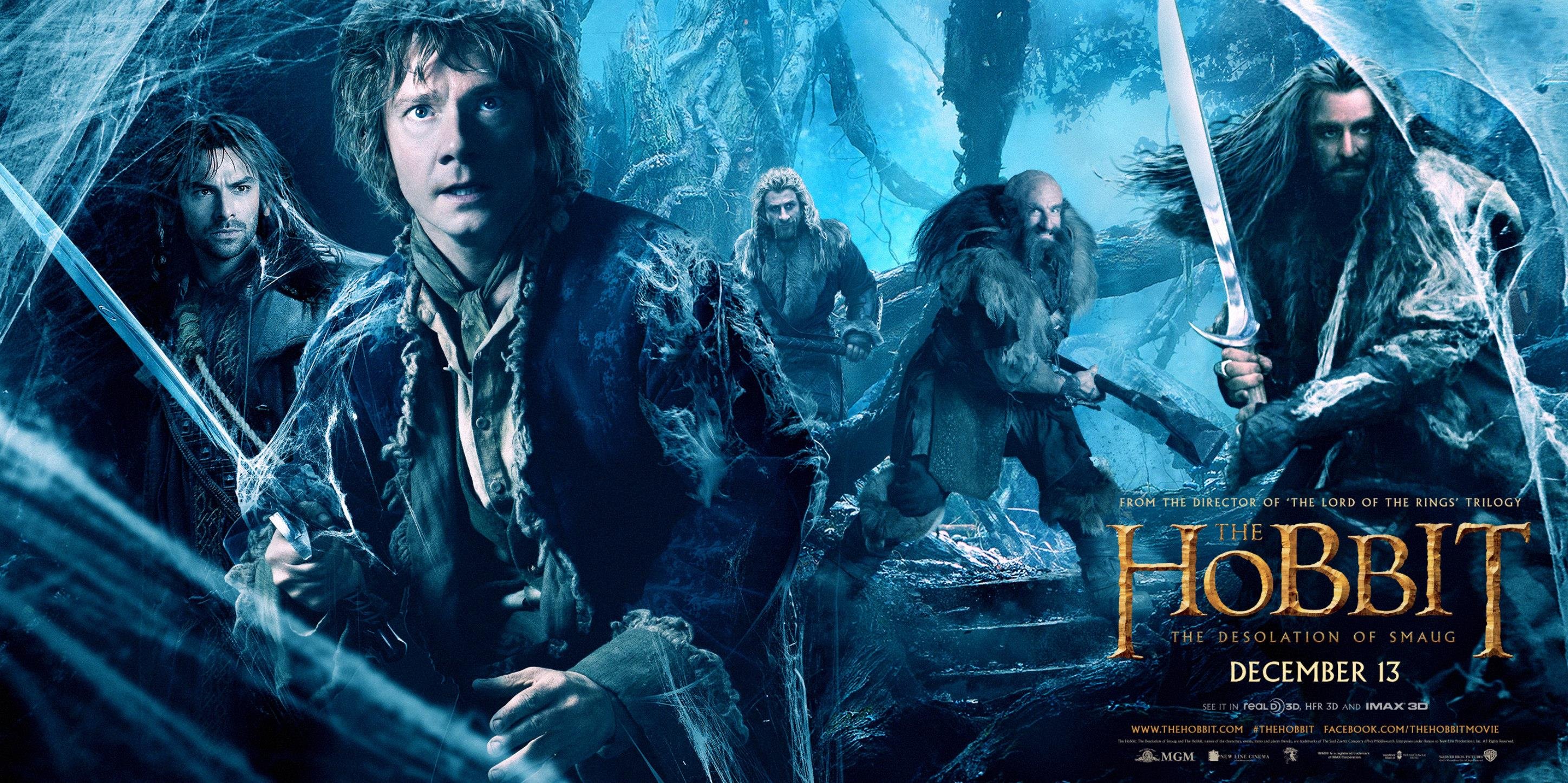 hobbit, Desolation, Smaug, Lotr, Lord, Rings, Adventure, Fantasy Wallpaper