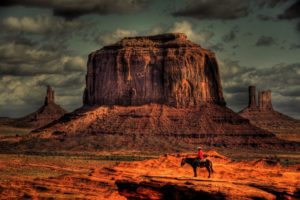 cowboy, Rustic, People, Men, Males, Mood, Nature, Landscapes, Mountains, Canyon, Desert, Sky, Clouds