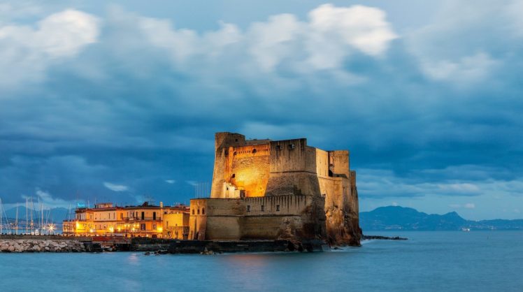 italy, Castel, Dellovo, Napoli, Italy, Naples HD Wallpaper Desktop Background