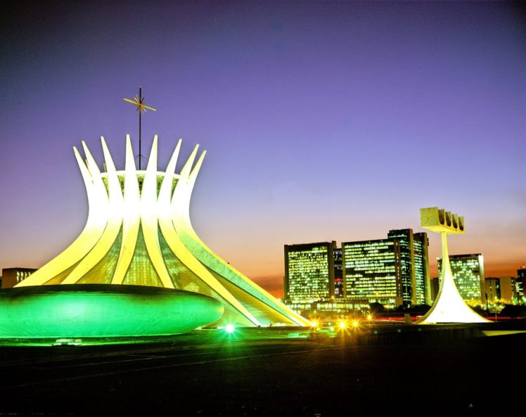 brasilia, Brazil, Catedral, Metropolitana, Capital, City, Landscape, Distrito, Federal, President HD Wallpaper Desktop Background