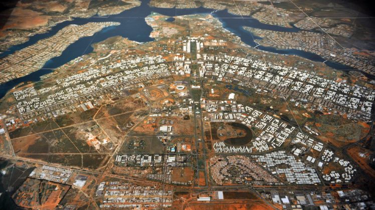 aerial, View, Brasilia, Brazil, Capital, City, Landscape, Distrito, Federal, President HD Wallpaper Desktop Background
