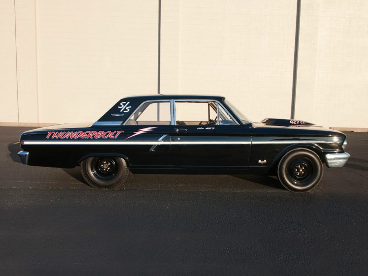 1964, Ford, Fairlane, Thunderbolt, V 8, Race, Racing, Drag, Hot, Rod, Rods HD Wallpaper Desktop Background