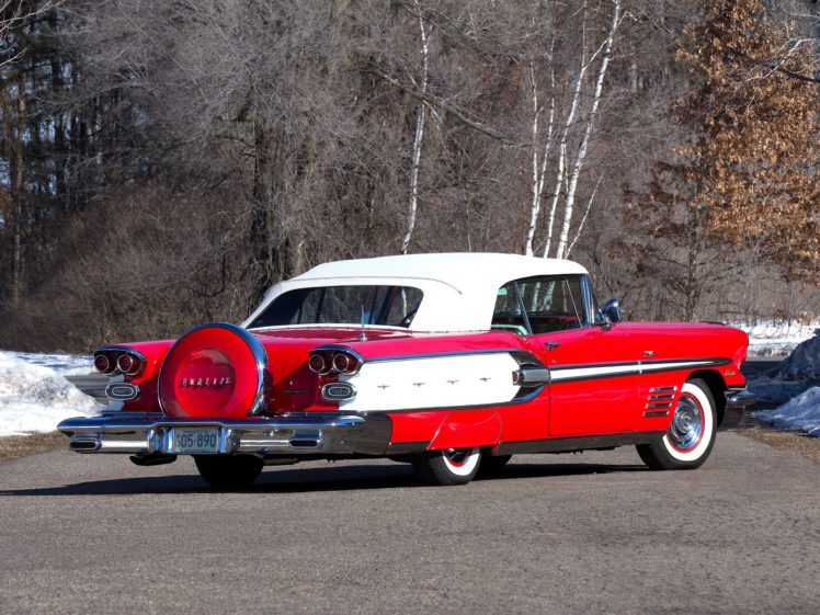 1958, Pontiac, Bonneville, Tri power, Convertible,  2567sd , Luxury, Retro HD Wallpaper Desktop Background