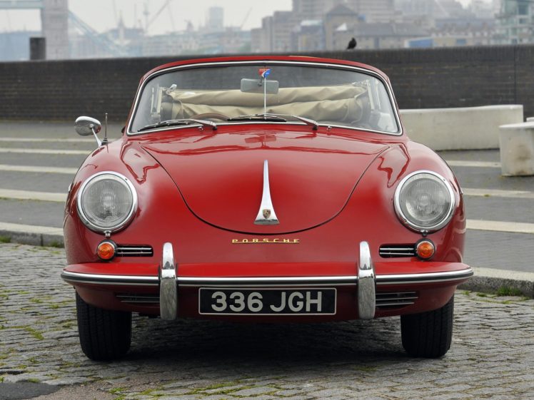 1960 62, Porsche, 356b, 1600, Super, Cabriolet, Reutter, Uk spec, 356, Retro, Hj HD Wallpaper Desktop Background